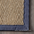 Natural fiber woven rug seagrass rugs floor mats